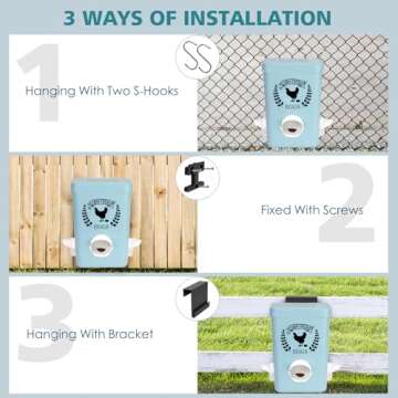 Tgeyd Chicken Feeder and Waterer Set for Easy Poultry Care