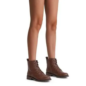 Vepose Women's Lace Up Ankle Boots - Combat Booties