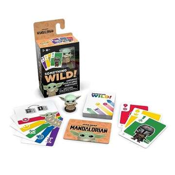 Funko Something Wild! Star Wars The Mandalorian with Grogu Pocket Pop! Card Game for 2-4 Players Age...