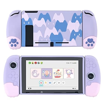 Cute Purple Silicone Case for Nintendo Switch Joy-Cons