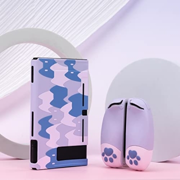 Cute Purple Silicone Case for Nintendo Switch Joy-Cons