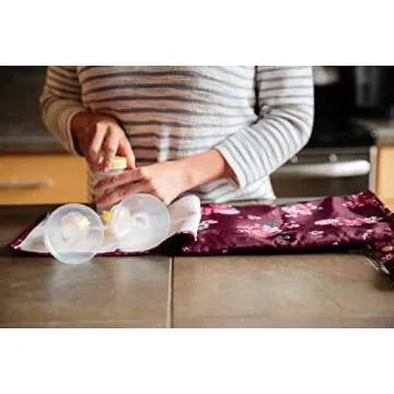 Sarah Wells Pumparoo Wet/Dry Bag for Breast Pump Parts (Berry Bloom)