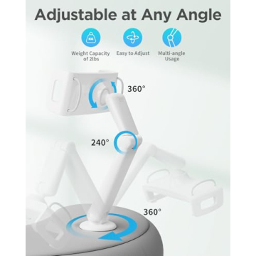 SAIJI Tablet Holder Pillow for Devices 4.7”-15.6”