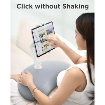 SAIJI Tablet Holder Pillow for Devices 4.7”-15.6”