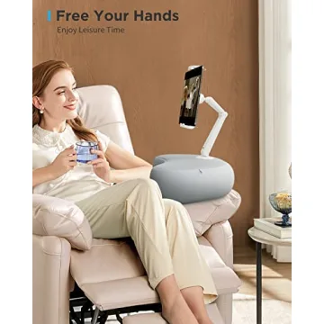 SAIJI Tablet Holder Pillow for Devices 4.7”-15.6”