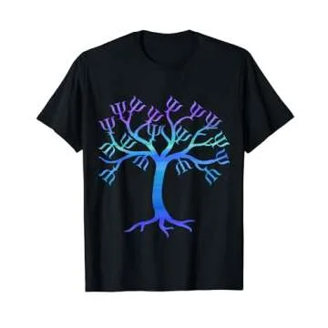 Psychology Tree Symbol Psychologist T-shirt for Students and Professionals