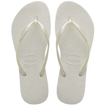 Havaianas Women's Slim Flip Flops - Stylish Comfort in White