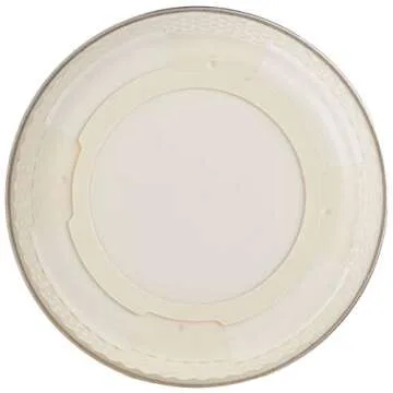 PetRageous 16010 Kona Stainless Steel Non-Slip Dishwasher-Safe Dog Bowl 3.75-Cup 6.75-Inch Diameter 2.5-Inch Tall for Medium and Large Dogs and Cats, White