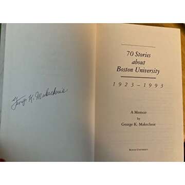 70 stories about Boston University, 1923-1993: A memoir