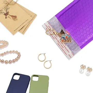 Durable 6x10 Bubble Mailers 50 Pack for Shipping