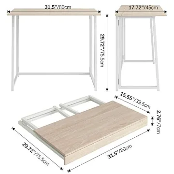 Versatile 4NM Folding Desk - Stylish and Functional