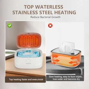 Gzummer Baby Wipe Warmer with Child Lock & USB Power