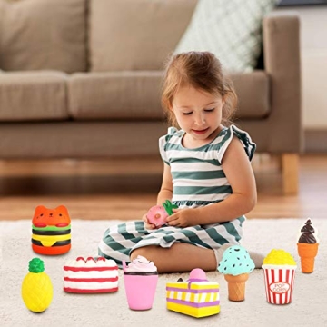 Jumbo Soft Squishies Set for Kids Stress Relief Toys