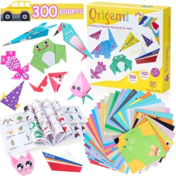 Inspire Creativity with 300 Sheets of Kid-Friendly Origami Paper