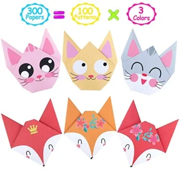 Discover Origami Paper Set for Kids - 300 Sheets, Fun Projects