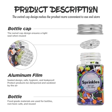 Edible Halloween Sprinkles for Festive Baking