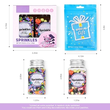 Edible Halloween Sprinkles for Festive Baking