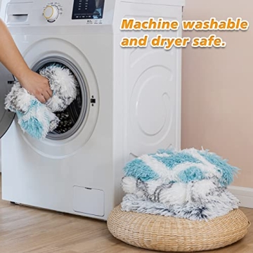 PJYuCien Fluffy Fleece Pet Blanket - Ultra Soft & Warm