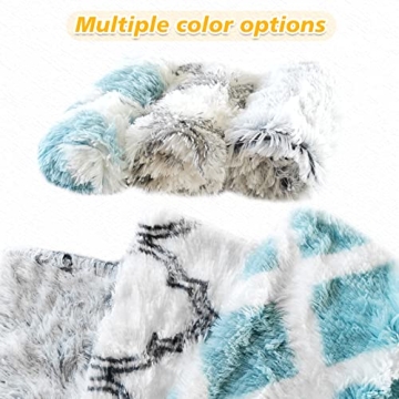 PJYuCien Fluffy Fleece Pet Blanket - Ultra Soft & Warm