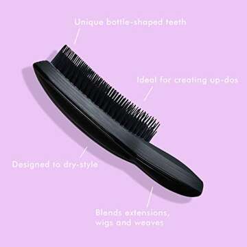 TANGLE TEEZER The Ultimate Hairbrush, Black