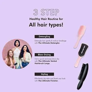 TANGLE TEEZER The Ultimate Hairbrush, Black