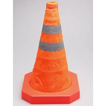 CARTMAN Collapsible Traffic Cones for Road Safety 4 Pack