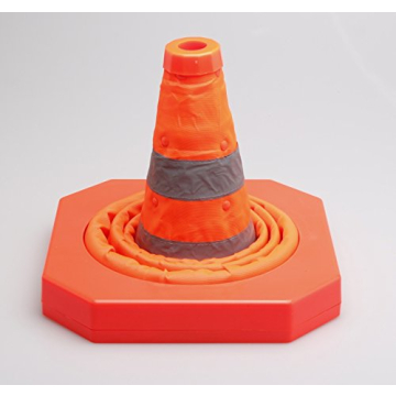 CARTMAN Collapsible Traffic Cones for Road Safety 4 Pack
