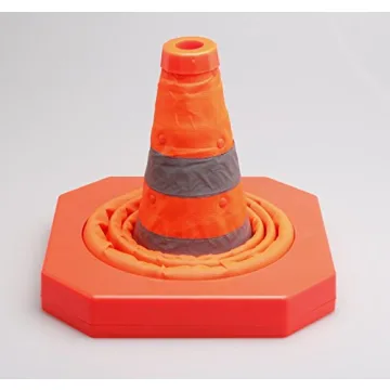 CARTMAN Collapsible Traffic Cones for Road Safety 4 Pack