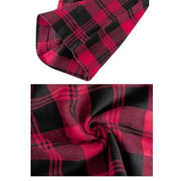 Big Boys Cotton Plaid Lounge Pants for Comfort