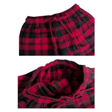 Big Boys Cotton Plaid Lounge Pants for Comfort