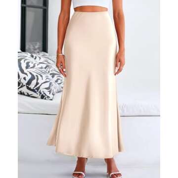 BTFBM Womens Summer Fall Skirt 2025 Silk Elegant High Waist Cocktail Party Wedding Mermaid Satin Max...