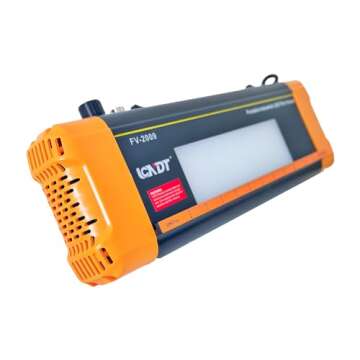 SULMILE FV-2009 Industrial X-Ray Radiography Film Viewer NDT Non-Destructive Testing Film Viewer Portable LED 2.4 x 8 inch (60 mm x 200 mm)