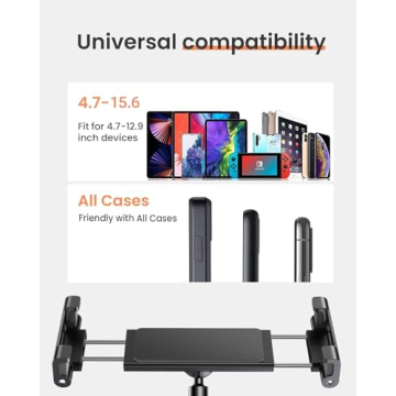 LISEN iPad Stand - Adjustable, Portable, and Sturdy Tablet Holder