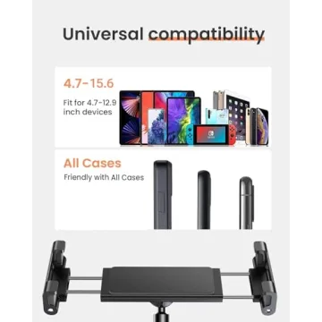 LISEN iPad Stand - Adjustable, Portable, and Sturdy Tablet Holder