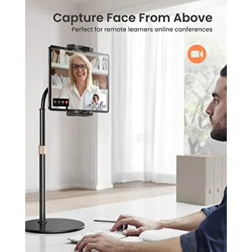 LISEN iPad Stand - Adjustable, Portable, and Sturdy Tablet Holder
