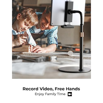 LISEN iPad Stand - Adjustable, Portable, and Sturdy Tablet Holder