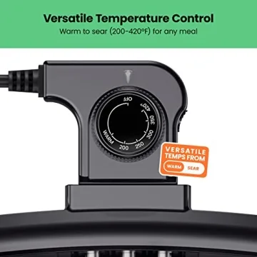 Chefman XL Electric Griddle Nonstick Extra Large Cooking Surface