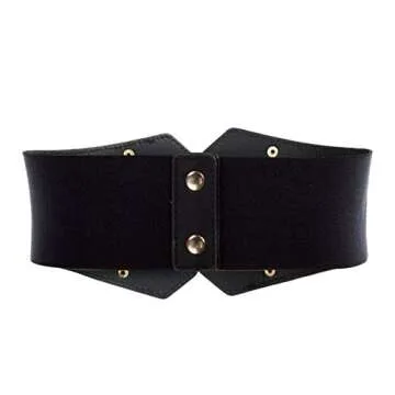 Scarlet Darkness Women's Gothic Cincher Belt Corset - Steampunk Elastic Wide Waist Belt