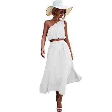 Umenlele Women's Summer 2 Piece Outfit - Stylish & Flowy