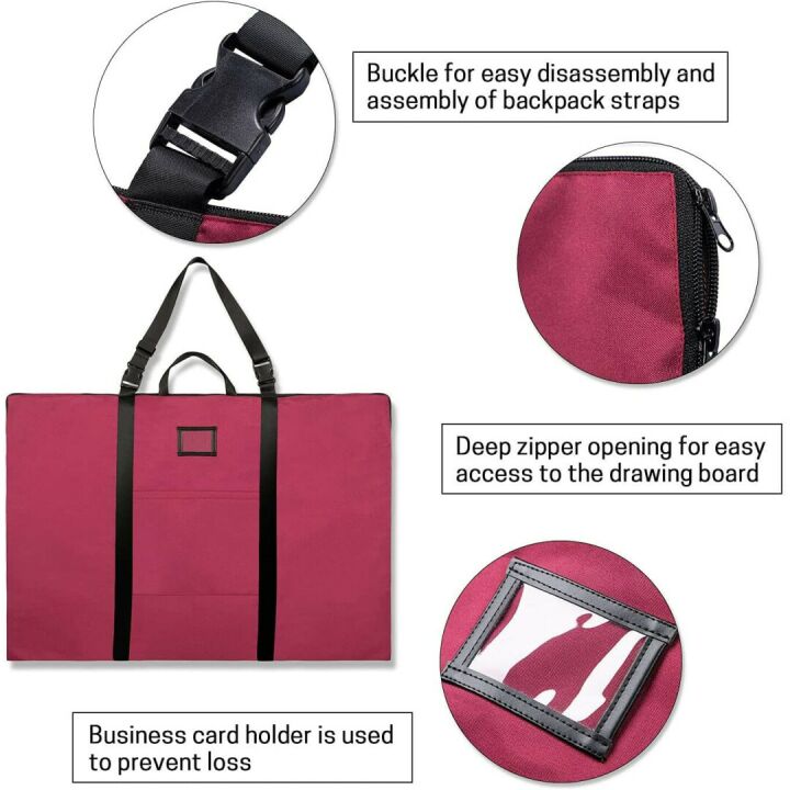 Large Art Portfolio Bag - Lightweight and Convenient