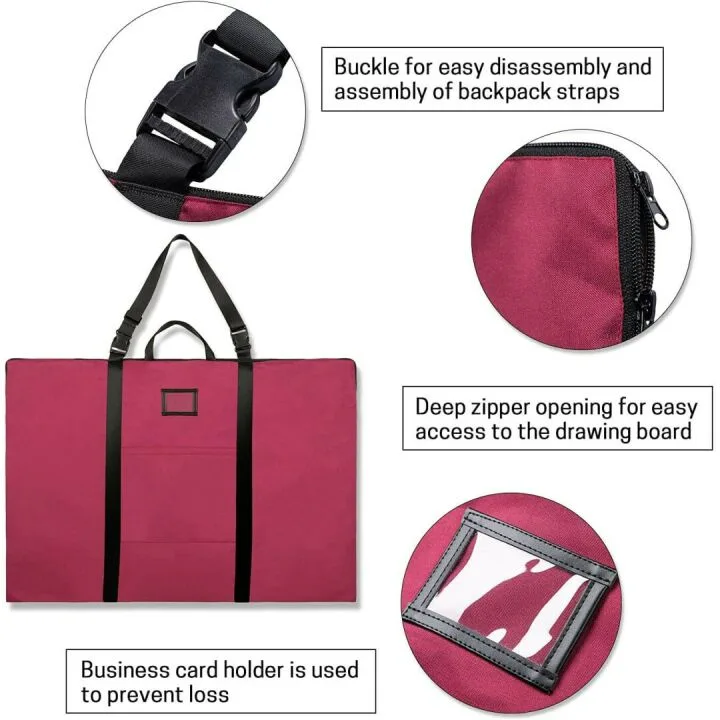 Large Art Portfolio Bag - Lightweight and Convenient