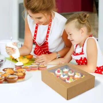 Tcoivs Cupcake Boxes Enhance Your Bakery Treats Style