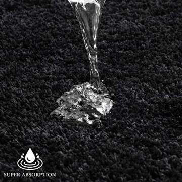 MIULEE Soft Non-Slip Bathroom Mats Set for Any Home