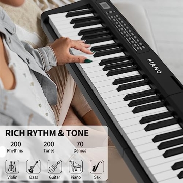 88 Key Digital Piano with Bluetooth and MIDI Features