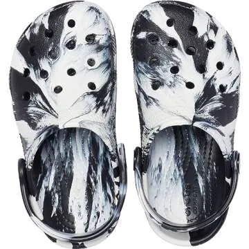 Crocs Kids' Classic Tie Dye Clogs for Comfortable Play