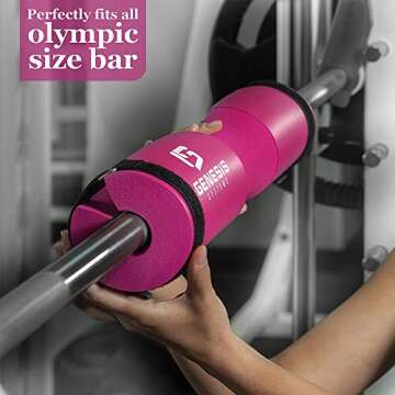 GENESIS SYSTEMS Comfortable Squat Pad for Weightlifting