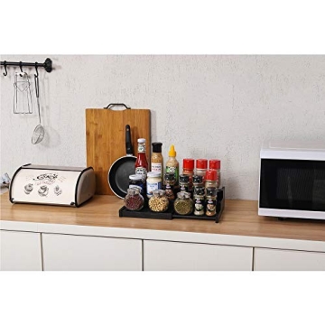 YCOCO Expandable Kitchen Spice Rack - Versatile Storage