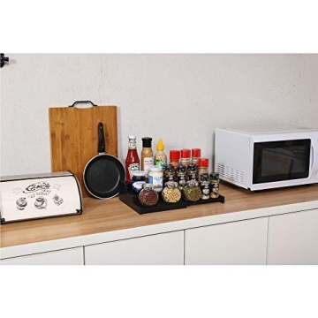 YCOCO Expandable Kitchen Spice Rack - Versatile Storage