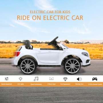 Licensed Mercedes Benz Electric Car for Kids by TOBBI - Fun and Safe Ride-On