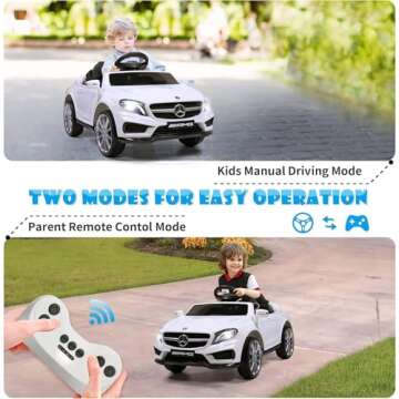 Licensed Mercedes Benz Electric Car for Kids - TOBBI